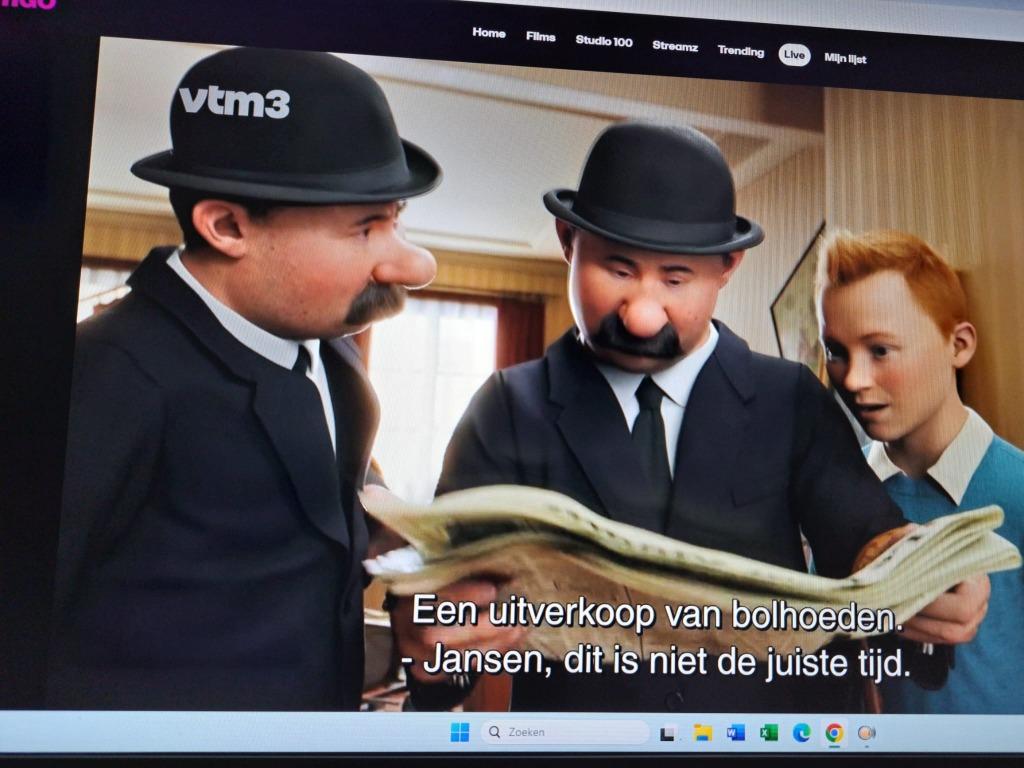 3 BOLHOEDEN JANSSEN EN JANSSENS, Ophalen, Kuifje, Zo goed als nieuw, Overige typen