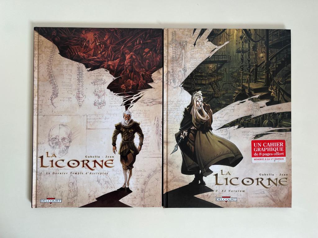 La Licorne T1+T2 - Dernier Temple d'Asclépios - EO (06/08), Verzenden