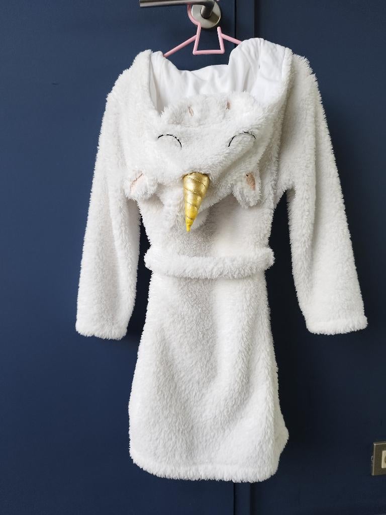 Badjas wit : eenhoorn / meisje maat 116, Kinderen en Baby's, Kinderkleding | Maat 110, Nacht- of Onderkleding, Meisje, JBC, Ophalen of Verzenden