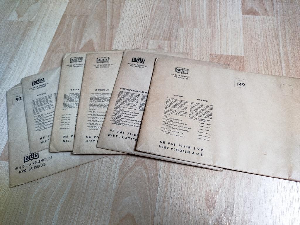 NIEUWE afbeeldingen voor Artis Historia-boeken, 6 envelopen, Boeken, Ophalen of Verzenden, Nieuw