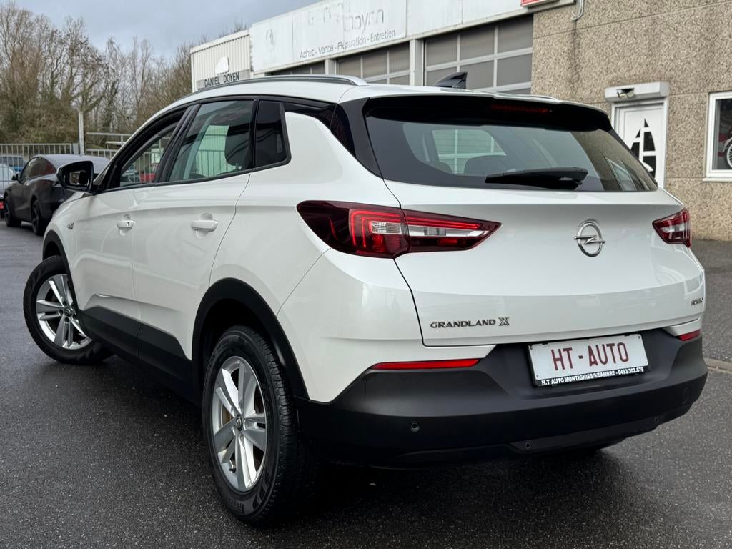 Opel grandlandx 1.2 turbo/euro6b/nieuwstaat/gps/garantie!!, Voorwielaandrijving, Stof, Wit, 5 deurs
