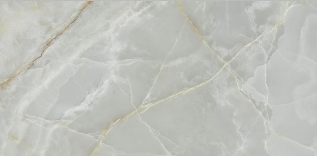 Gepolijste keramische tegel 60x120 cm Tilestone Onyx Green, Ophalen, Zo goed als nieuw, Groen, Rechthoekig