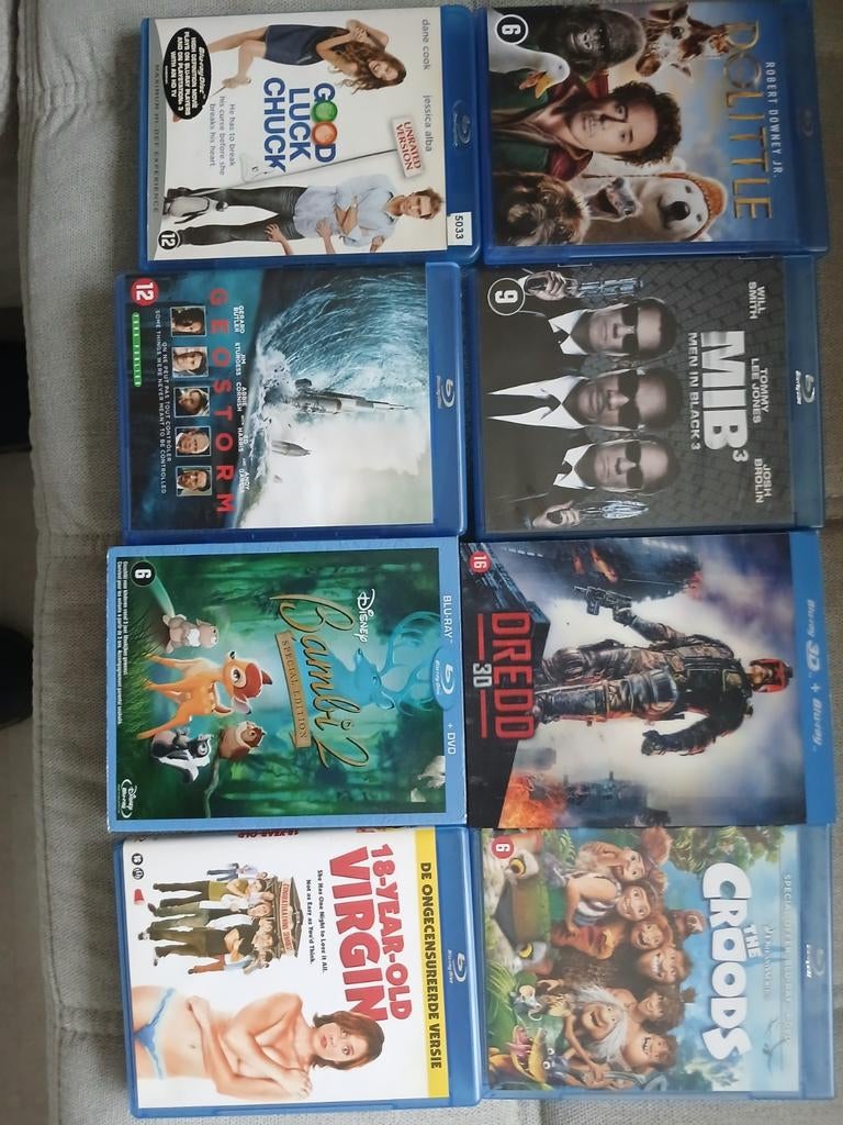 Bluray aan 3euro per stuk, Ophalen of Verzenden
