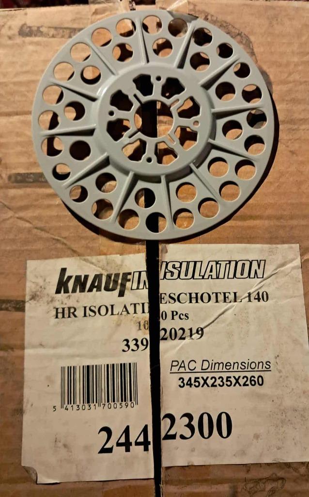 Montageplaat - Knauf Insulation - 100 stuks, Dakisolatie, 12 cm of meer, Nieuw, Ophalen of Verzenden