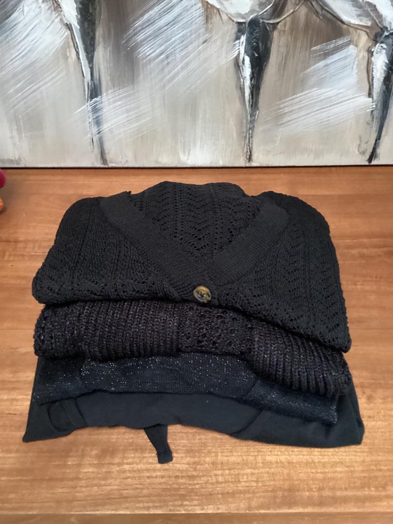 Gilets / Bolero’s zwart 38/40, Maat 38/40 (M), Zwart, Ophalen of Verzenden, Zo goed als nieuw