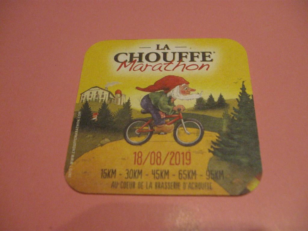 bierviltje La Chouffe (2019), Verzamelen, Ophalen of Verzenden, Zo goed als nieuw, Viltje(s), Overige merken