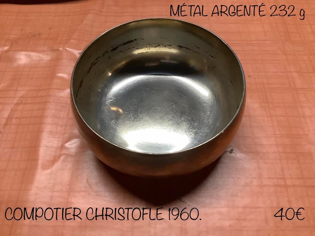Compotier Christofle 232g, Collections, Comme neuf
