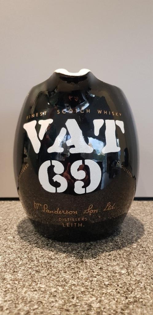 Whisky Karaf kruik VAT 69, Ophalen, Zo goed als nieuw, Gebruiksvoorwerp