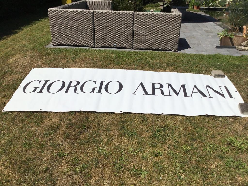 Giorgio Armani banner, Ophalen, Zo goed als nieuw