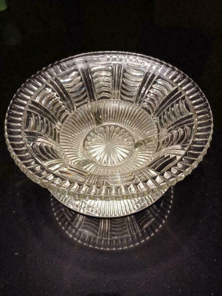 glazen fruitschaal Art Deco, Ophalen