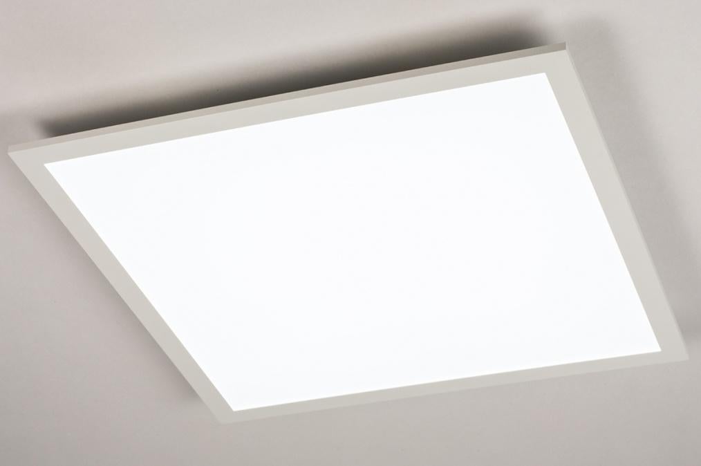 Plafondlamp Hel wit licht, daglicht- ingebouwd LED, Ophalen, Zo goed als nieuw, Glas