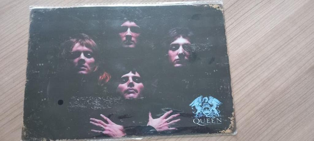 Metalen bord Queen. Nieuw. 30 x 20 cm, Ophalen of Verzenden, Nieuw, Overige typen