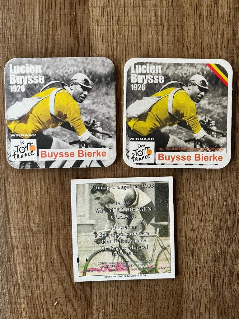 Bierviltjes - WIELRENNEN, Ophalen of Verzenden, Zo goed als nieuw, Viltje(s), Overige merken