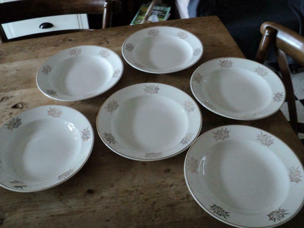 BOCH GOUDMOTIEF   diep bord, Ophalen of Verzenden