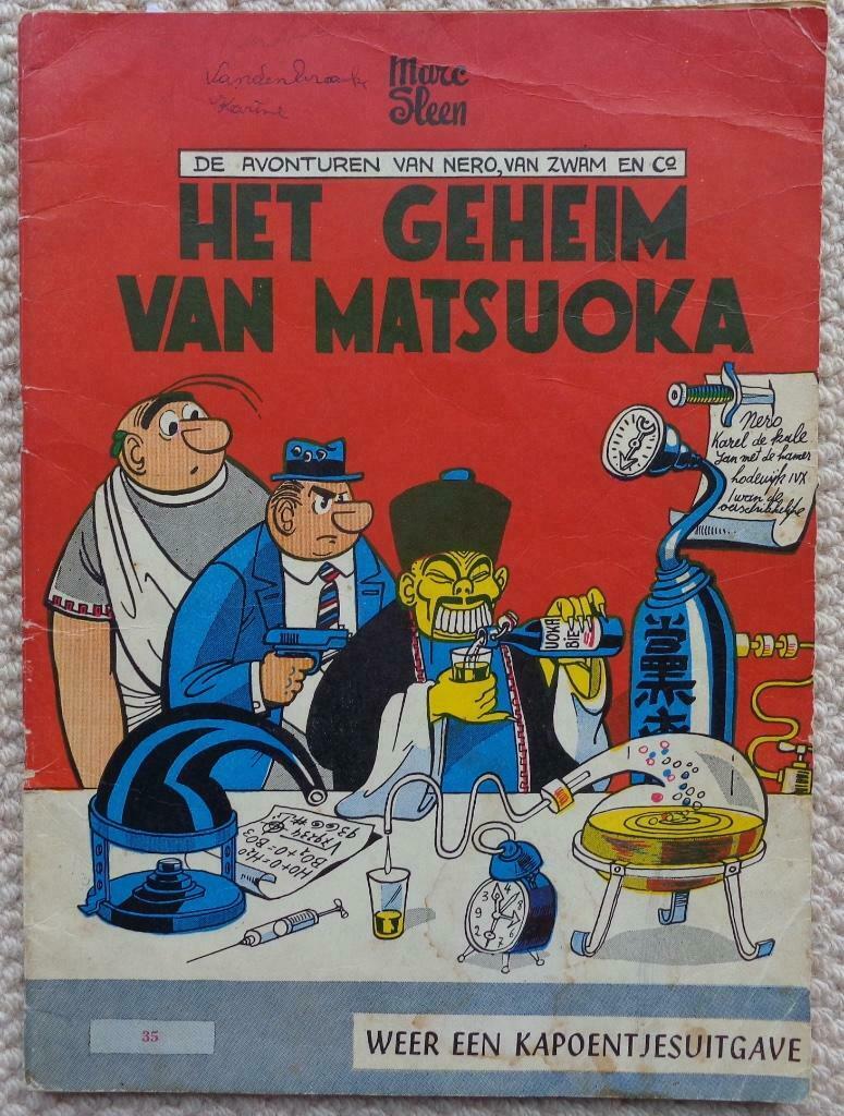 Nero - Het geheim van Matsuoka - herdruk 1966, Boeken, Ophalen of Verzenden, Gelezen