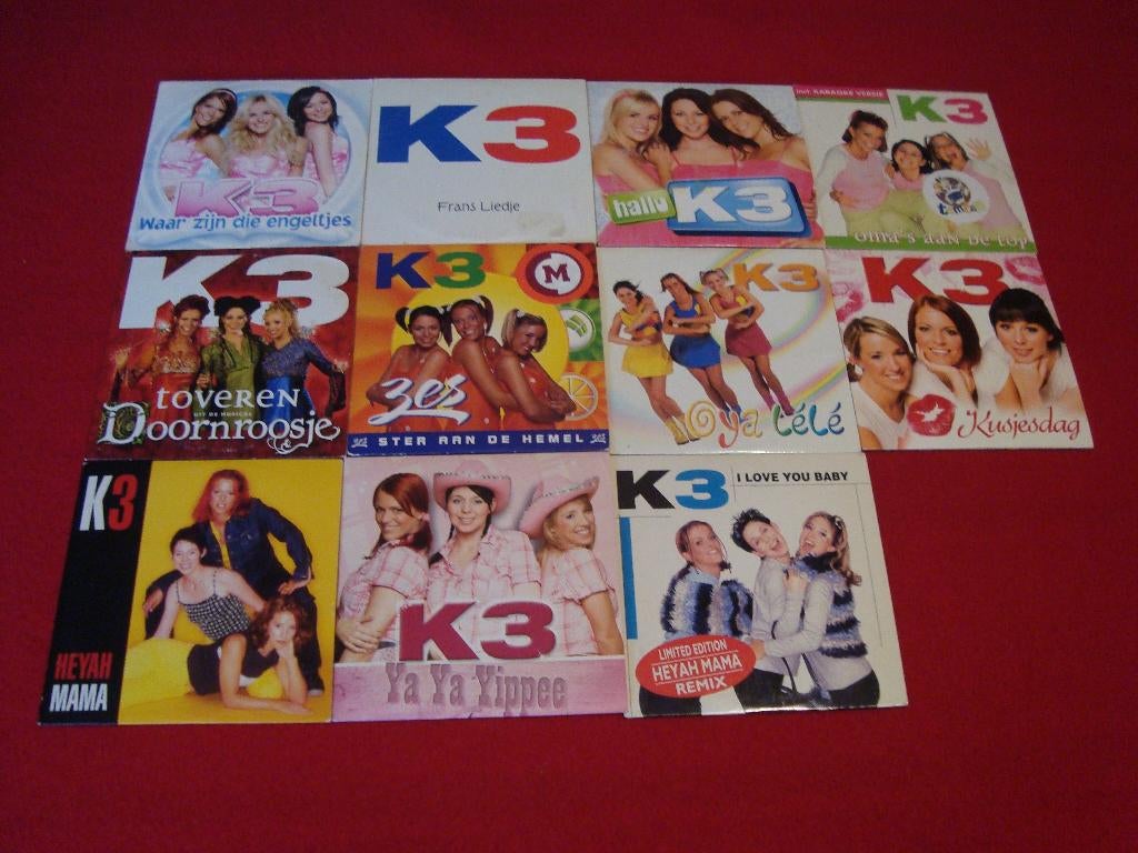 11 cd singles k3, 6 singles ou plus, Enlèvement ou Envoi, Enfants et Jeunesse