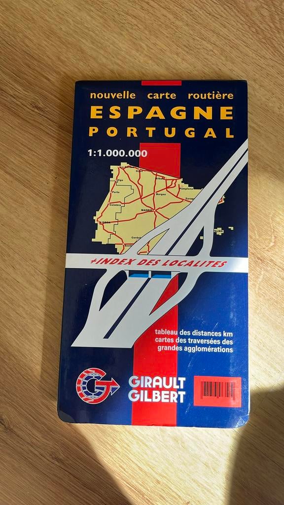 Spanje / Portugal, Boeken, Atlassen en Landkaarten, Ophalen of Verzenden, Zo goed als nieuw, Spanje