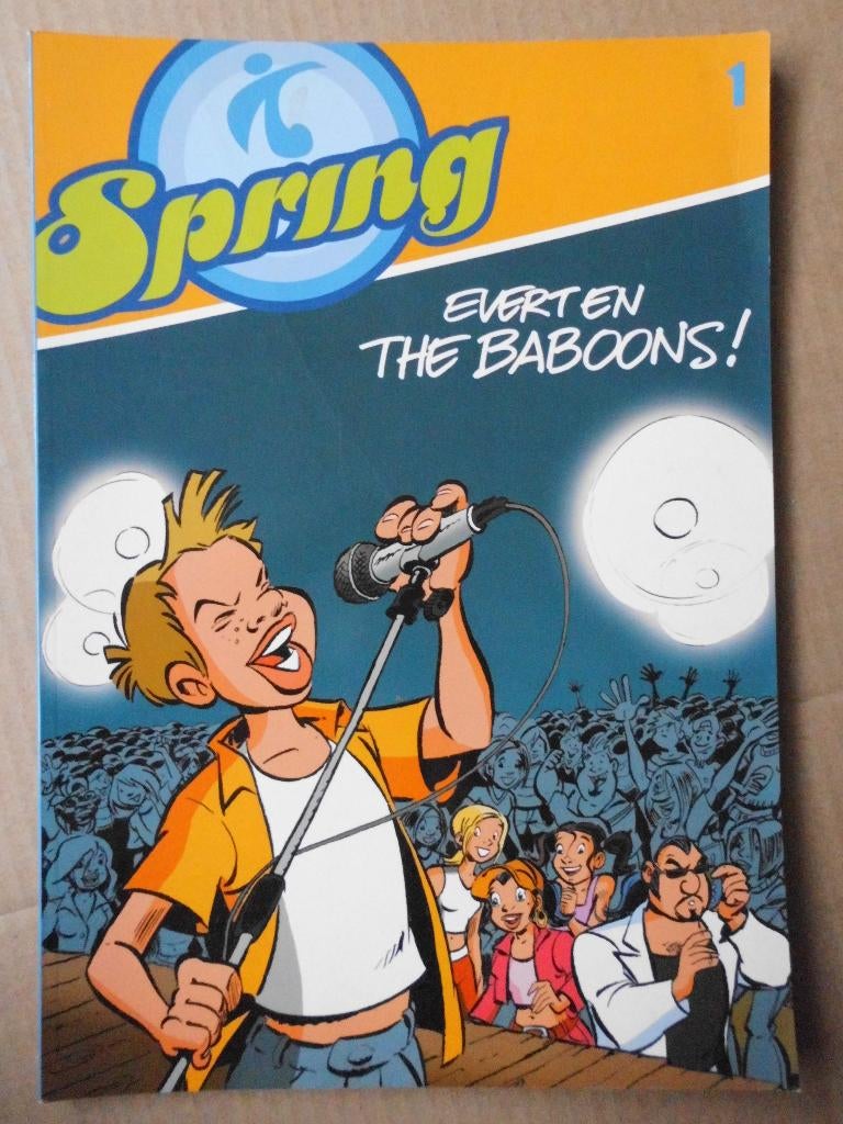 Spring - Evert en The Baboons!, Studio 100, Enlèvement ou Envoi, Une BD, Utilisé