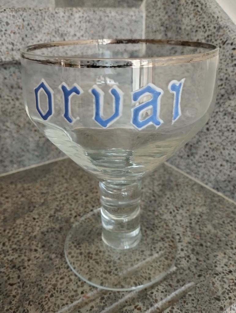 Orval glas met kleine L, Verzamelen, Ophalen, Zo goed als nieuw