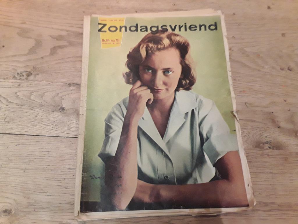 Originele "Zondagsvriend" uit 1959 met artikel James Ensor, Verzamelen, Ophalen of Verzenden, Tijdschrift