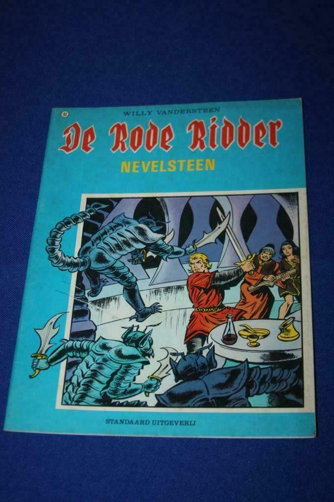 nr 93 De Rode Ridder "Nevelsteen" 1e druk 1980, Enlèvement ou Envoi, Willy Vandersteen, Une BD, Comme neuf