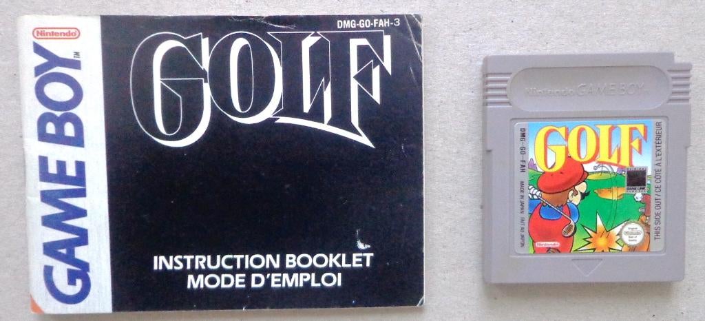 Mario Golf voor de Nintendo Gameboy + boekje, Enlèvement ou Envoi, Utilisé