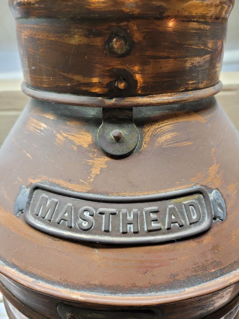 Antieke scheepslamp, Antiek en Kunst, Ophalen