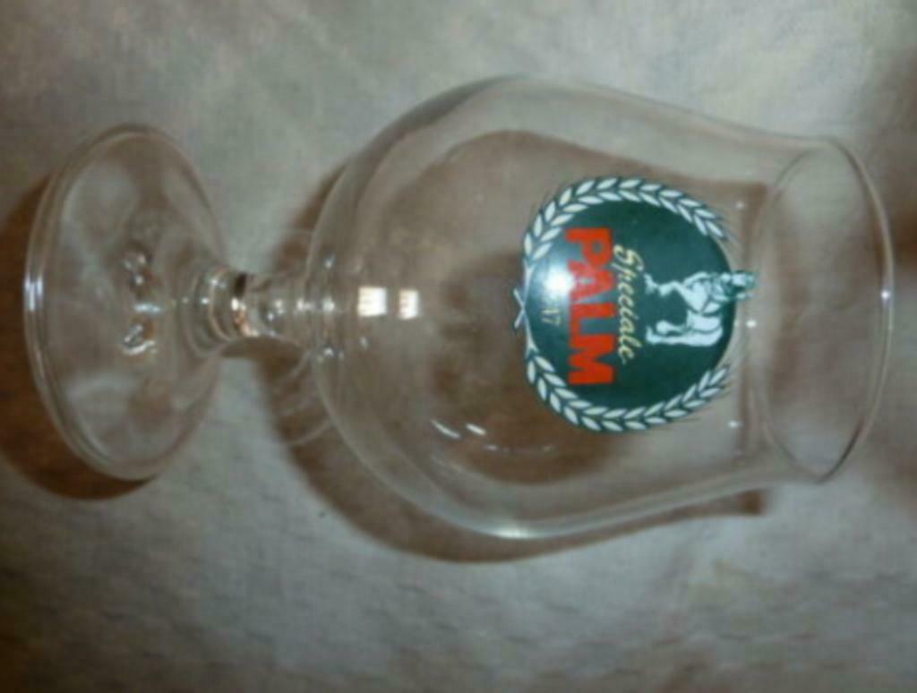#K bier glas Speciale PALM " krans " Brij Palm - Steenhuffel, Enlèvement ou Envoi, Neuf, Verre à bière