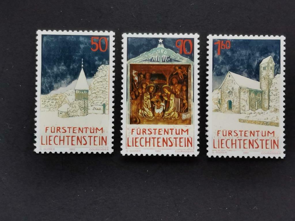 Liechtenstein 1992 - Noël - MNH, Envoi, Non oblitéré