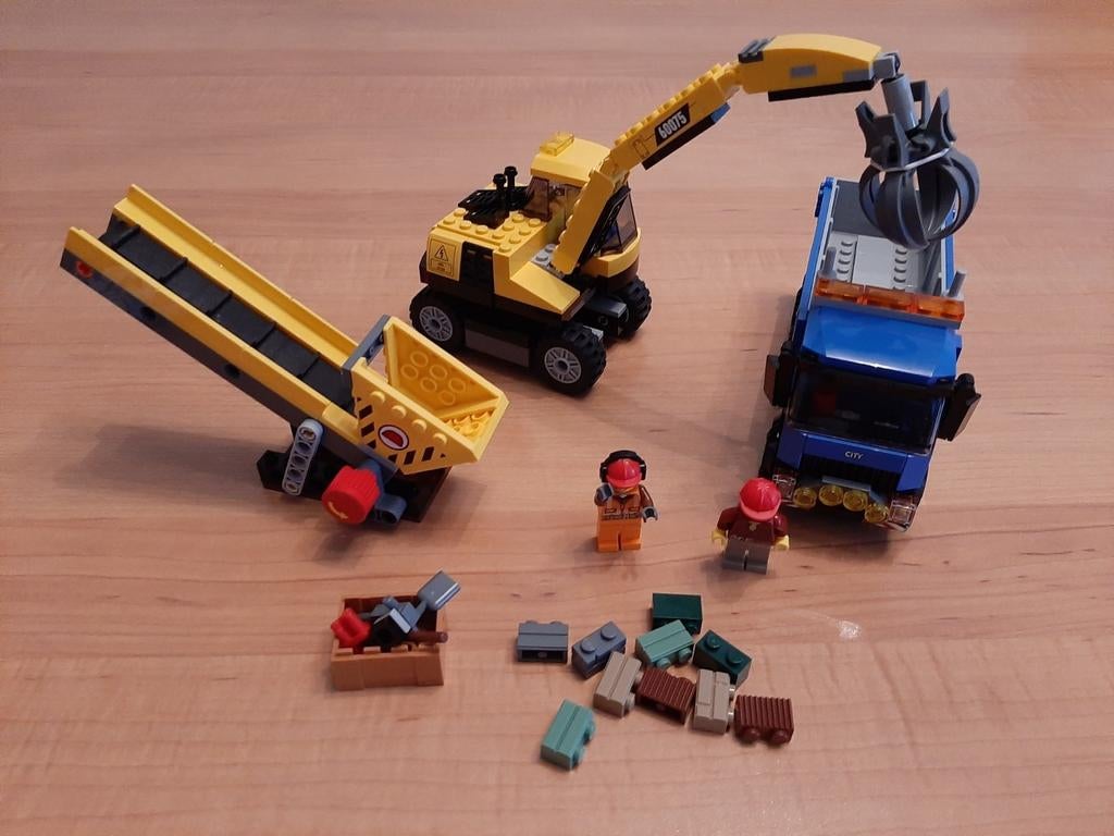 Lego city 60075 graafmachine en truck, Ophalen, Zo goed als nieuw, Lego