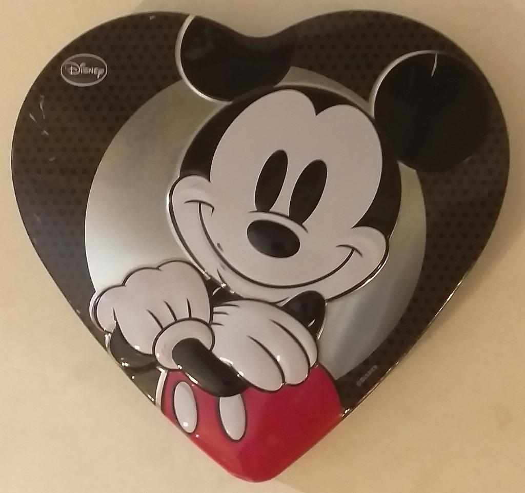 Mickey Mouse - hartvormig blikken doos, Ophalen of Verzenden, Nvt, Mickey Mouse, Nvt
