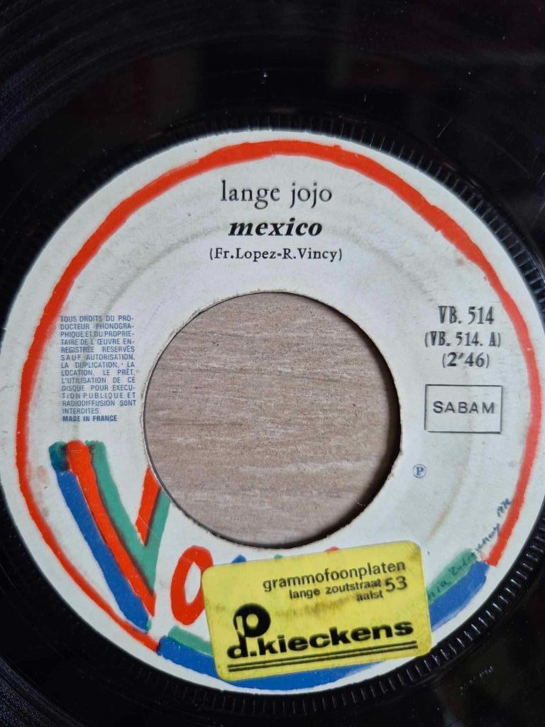 Singel Lange Jojo, Cd's en Dvd's, Vinyl | Nederlandstalig, Ophalen of Verzenden