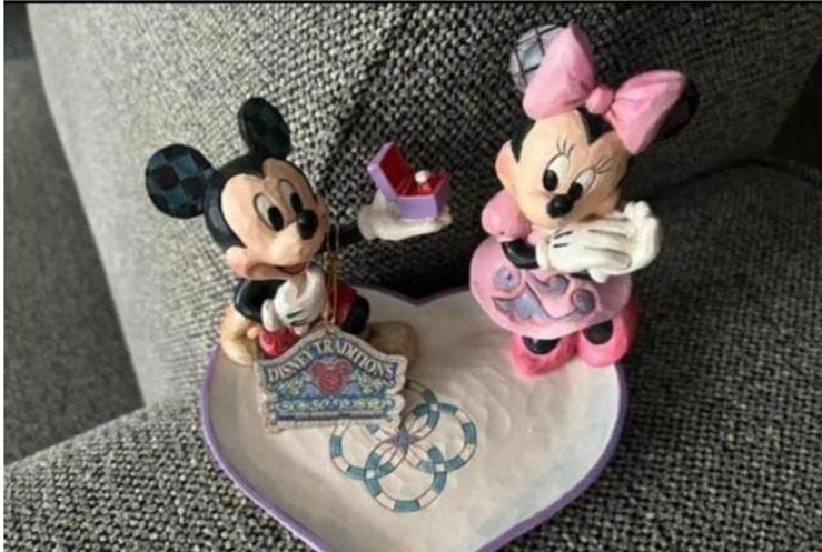 Disney traditions Jim Shore Mickey & minnie, Ophalen, Zo goed als nieuw, Fantasy