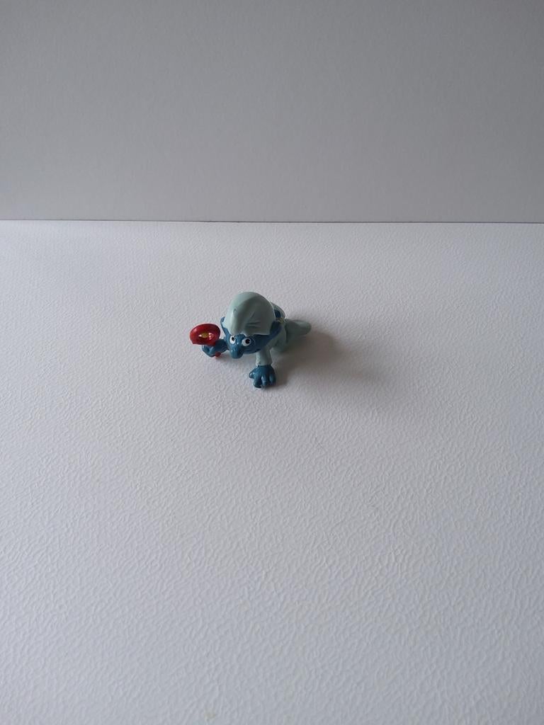 Bébé Schtroumpf bleu avec hochet, Collections, Schtroumpfs, Enlèvement ou Envoi, Utilisé, Bébé Schtroumpf