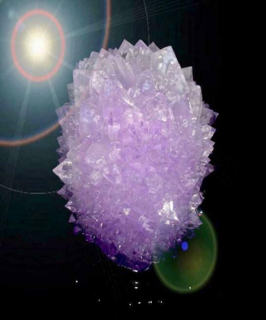 Obelisk Beeld Hardsteen Amethyst, Antiek en Kunst, Verzenden