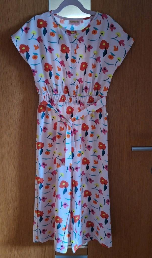 Someone jumpsuit bloemetjes 122, Kinderen en Baby's, Kinderkleding | Maat 122, Overige typen, Meisje, Ophalen of Verzenden, Zo goed als nieuw