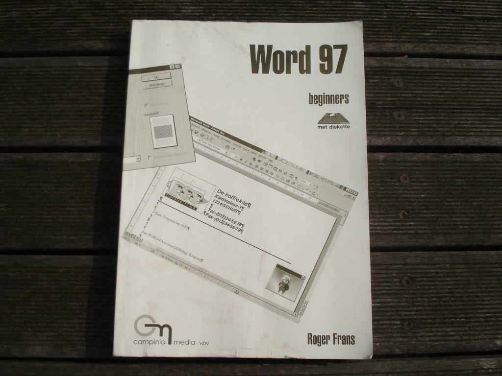 Boek: Word 97 voor beginners, Boeken, Studieboeken en Cursussen, Ophalen of Verzenden, Zo goed als nieuw, Hogeschool