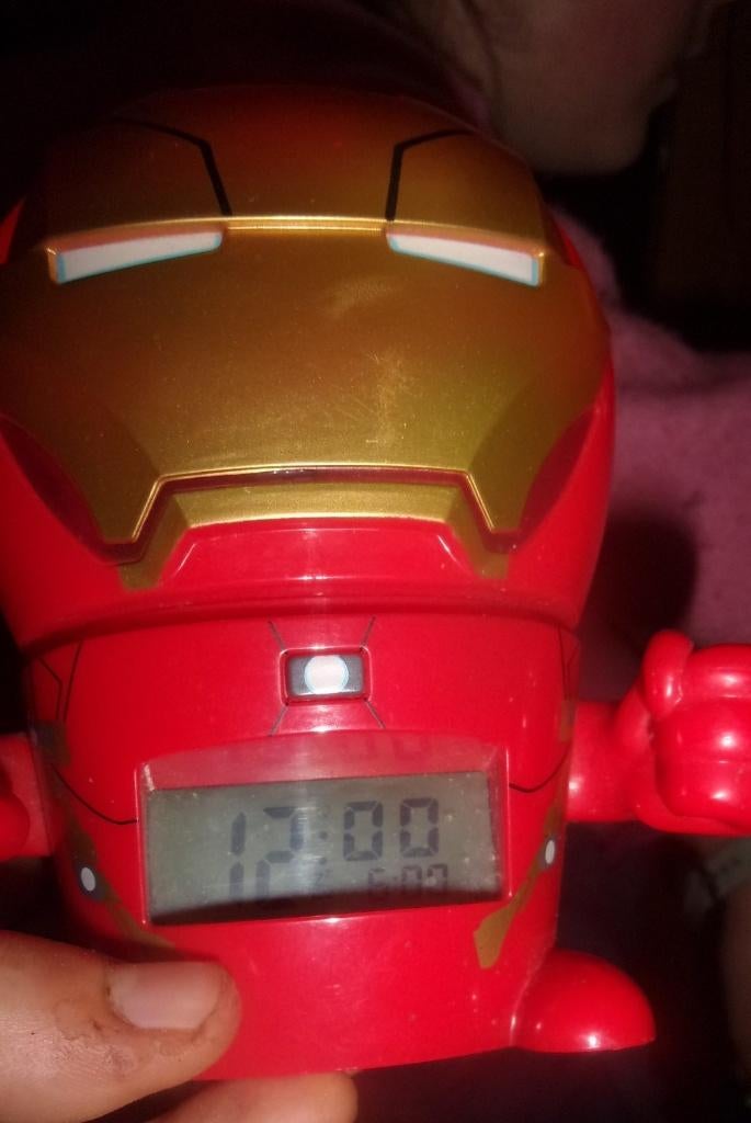 Iron Man Marvel nachtlampje alarm, Ophalen of Verzenden