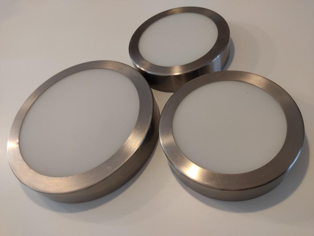 3 lampes plafonnier soquet E14, Enlèvement ou Envoi, Utilisé, Verre