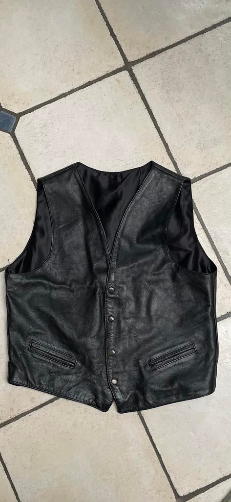 Lederen gilet maat L, Motoren, Ophalen of Verzenden, Tweedehands, Jas | leer