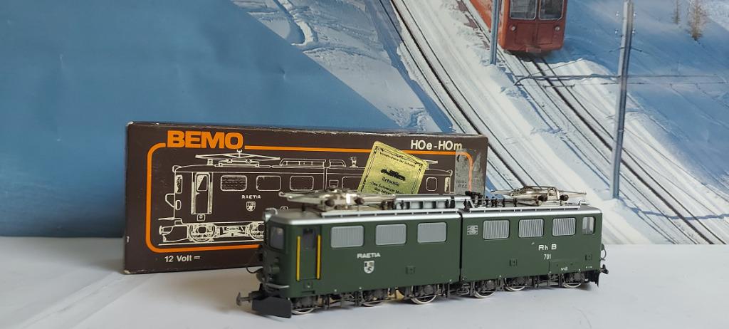 HOm Bemo 1254 Ge6/6 RAETIA, Autres marques, Analogique, Enlèvement ou Envoi, Comme neuf