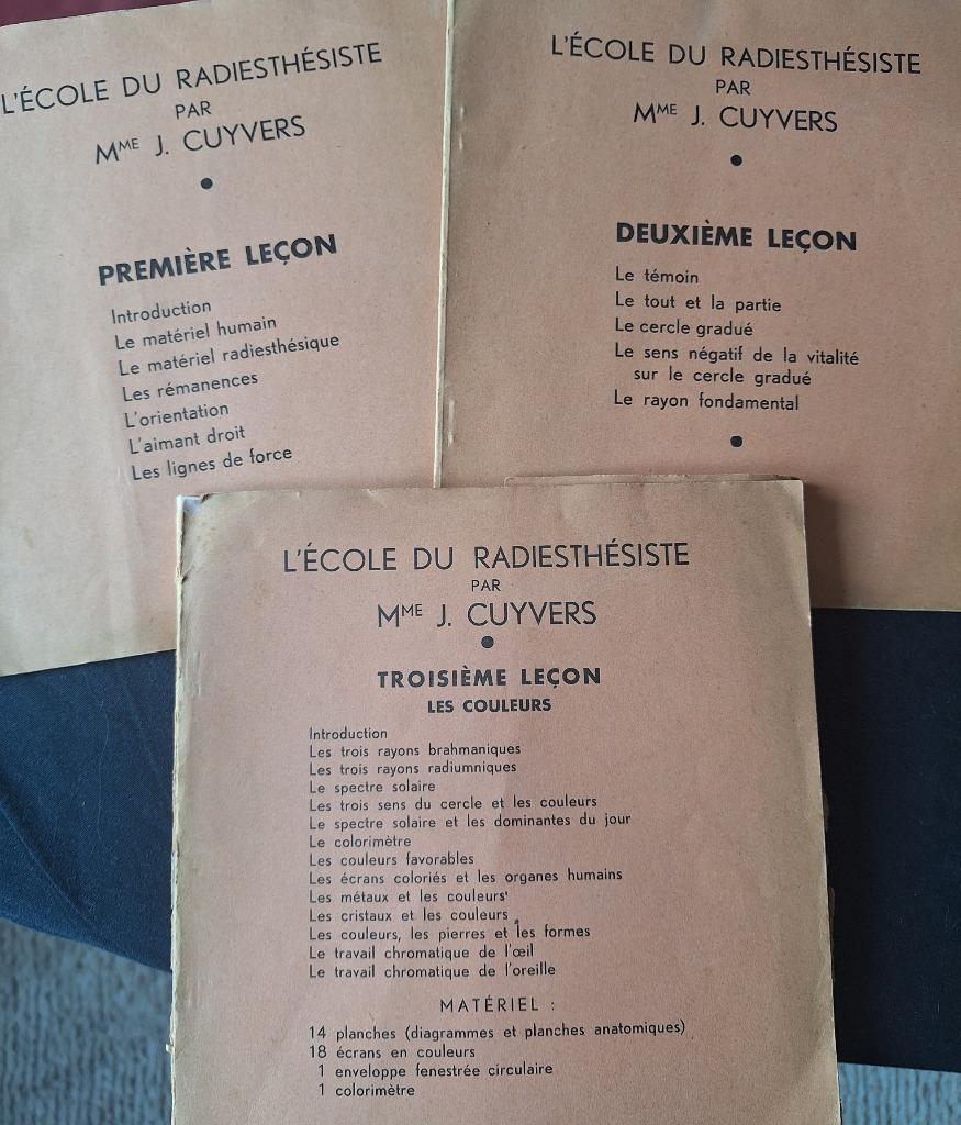 Cours de Radiësthésie vintage 1941, Envoi, Utilisé, Ne s'applique pas