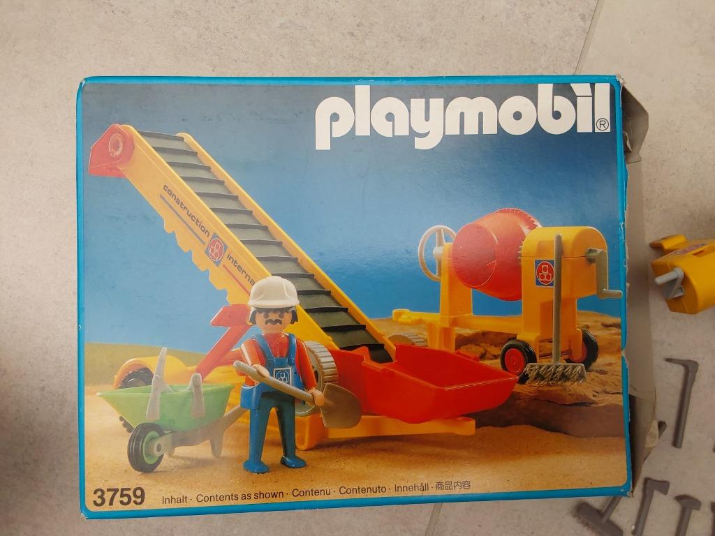 Playmobil cementmixer met transportband, Kinderen en Baby's, Speelgoed | Playmobil, Ophalen of Verzenden, Gebruikt