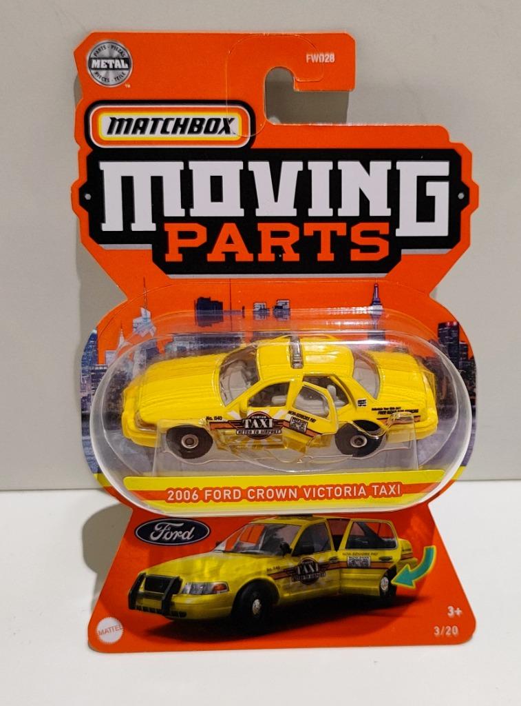 Matchbox MOVING PARTS 2006 Ford Crown Victoria Taxi (2020), Hobby en Vrije tijd, Ophalen of Verzenden