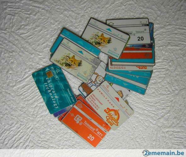 Lot De Cartes De Téléphone, Utilisé