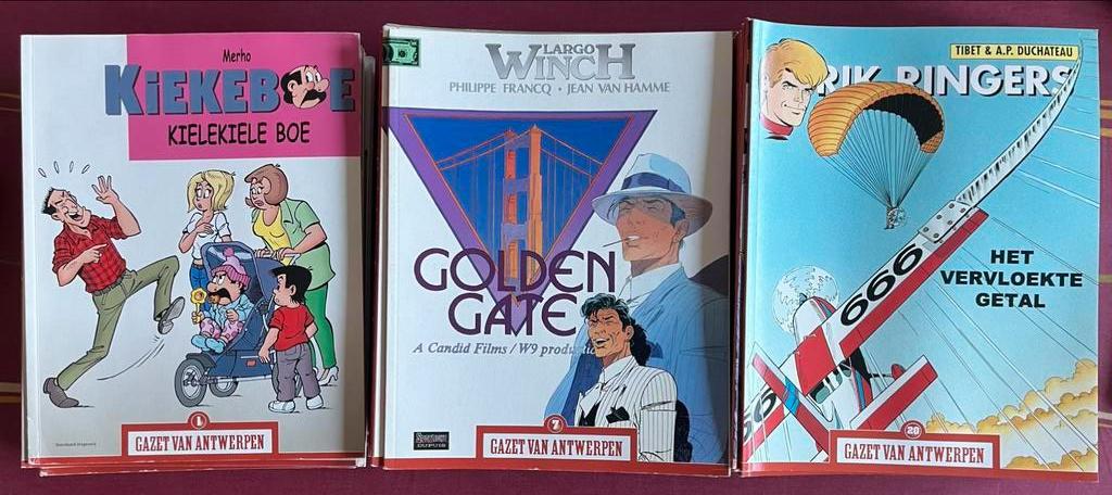 Stripreeks Gazet Van Antwerpen (veel verschillende strips), Ophalen, Zo goed als nieuw