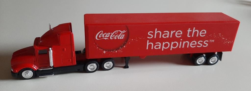 Vrachtwagen/oplegger/camion Coca-cola, Ophalen of Verzenden, Zo goed als nieuw, Gebruiksvoorwerp