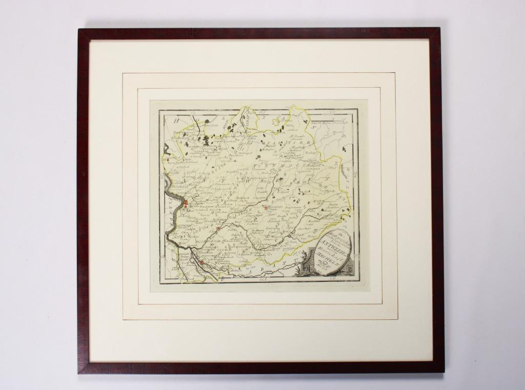 gravure: De markgraafschap Antwerpen en heerschap Mechelen, Antiek en Kunst, Ophalen of Verzenden