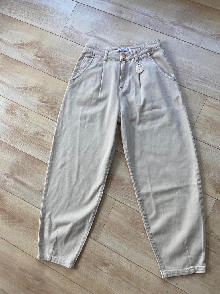 Catwalk Junkie Zand Catwalk Junkie Wide Jeans Tr Christy - S, Ophalen of Verzenden, Beige