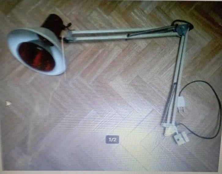 Infraroodlamp voor wandmontage, Ophalen of Verzenden, Gebruikt, Metaal